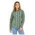 112371688 Wrangler Women's Retro Americana Long Sleeve Western Snap Shirt - Blue