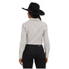112371710 Wrangler Women's Retro Party Western Long Sleeve Snap Shirt - White