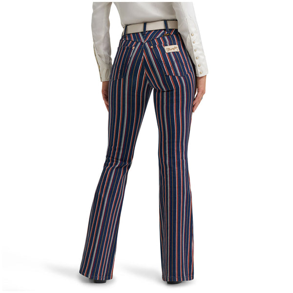112372320 Wrangler X Women's  Lainey Wilson Striped Flare Pant
