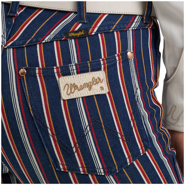 112372320 Wrangler X Women's  Lainey Wilson Striped Flare Pant