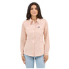112372603 Wrangler Women's Retro Vintage Western Long Sleeve Snap Shirt - Pink