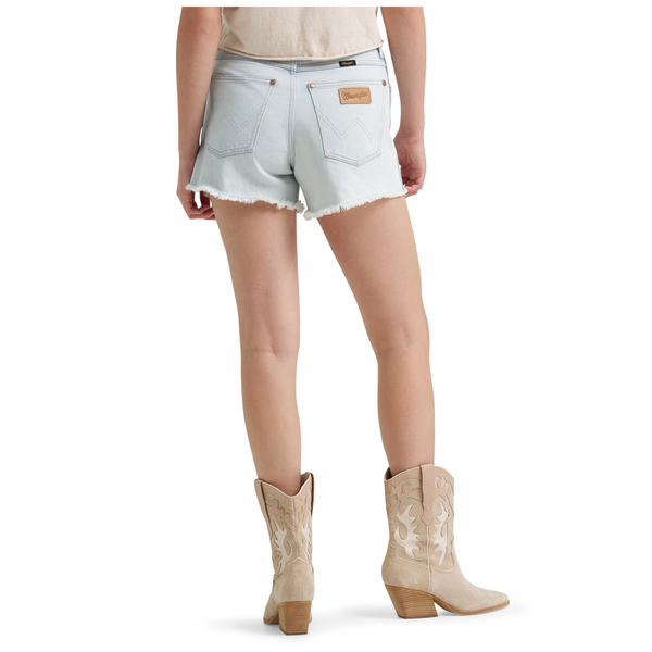 112373355 Wrangler Women's Cowboy High Rise Shorts - Sugar