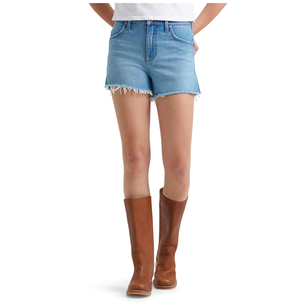 112373390 Wrangler Women's Cowboy High Rise Shorts - Riyah