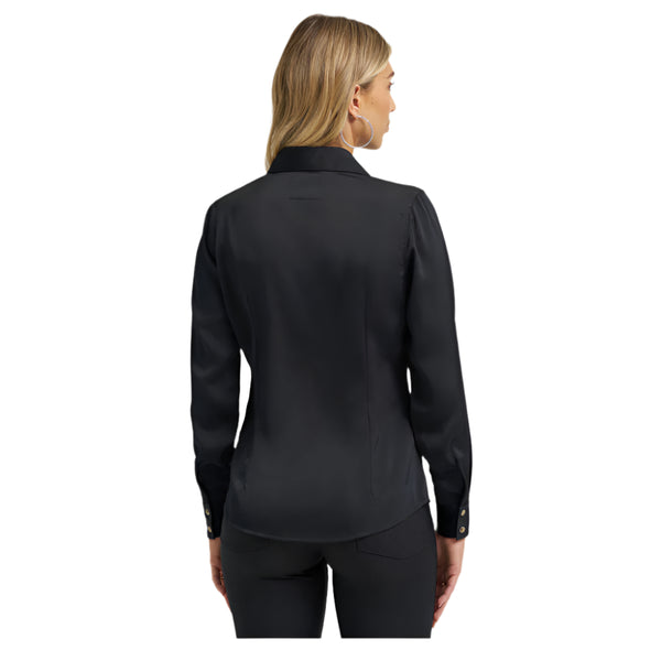 112373689 Wrangler X Lainey Wilson Embroidered Lainey Shirt - Black