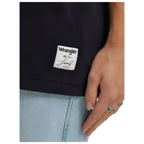 112373698 Wrangler X Lainey Wilson Women's Jukebox T-Shirt - Black
