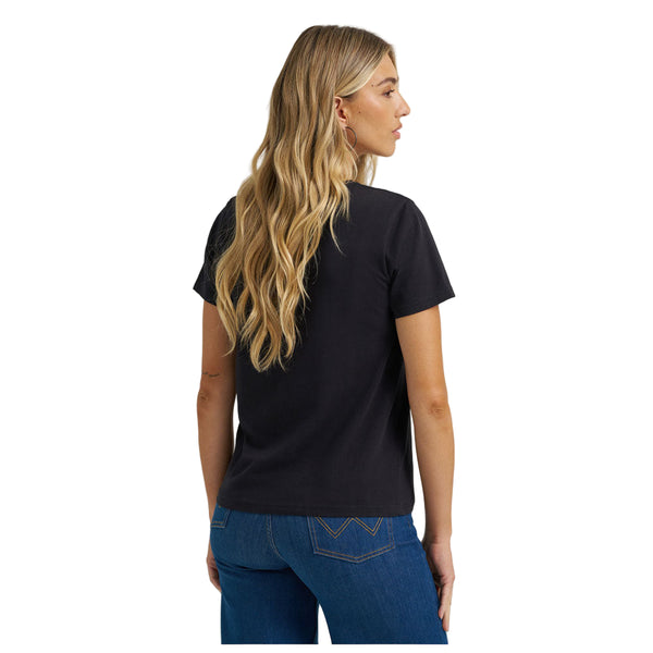 112373699 Women's Wrangler X Lainey Wilson To the Moon T-Shirt - Black