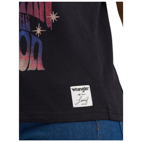 112373699 Women's Wrangler X Lainey Wilson To the Moon T-Shirt - Black