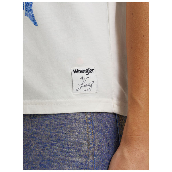 112373700 Women's Wrangler X Lainey Wilson Lonestar Short Sleeve T-Shirt - White