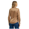 112374462 Wrangler X Lainey Wilson Women's Satin Snap Shirt - Gold