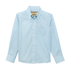 112374800 Wrangler Boys' Classic Long Sleeve Button Down Western Shirt - Blue