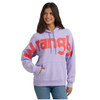 112374817 Wrangler Women's Retro® Punchy Classic Logo Hoodie - Purple