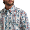 112374908 Wrangler Men's Checotah® Dress Western Classic Fit Long Sleeve Shirt - Grey Multi