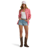 112375182 Wrangler Women's Retro® Americana Vintage Snap Shirt - Pink
