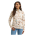 112375249 Wrangler Women's Performance Skye Long Sleeve Pullover - Cream Print