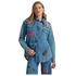 112375521 Wrangler X Lainey Wilson Women's Embroidered Denim Western Snap Shirt - Denim