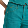 112375615 Wrangler X Women's Lainey Wilson Cowboy Short - Turquoise