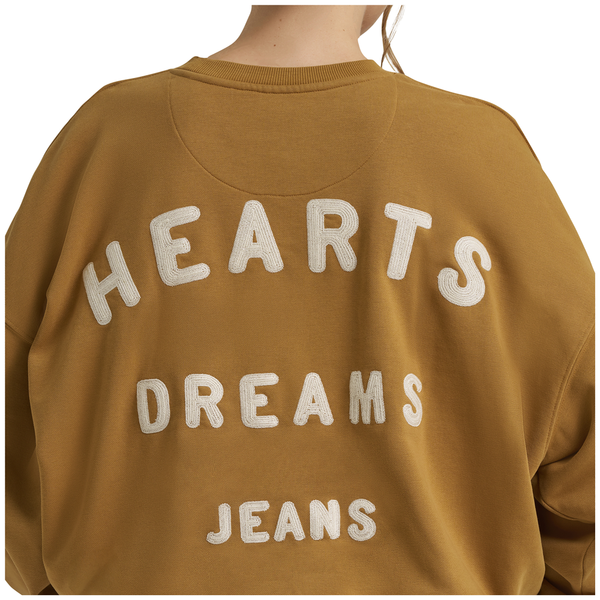 112375616 Wrangler X Lainey Wilson Women's Good Jeans Long Sleeve Sweatshirt - Brown