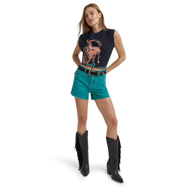 112375645 Wrangler X Lainey Wilson Women's Rider T-Shirt - Black