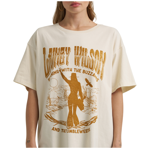 112375647 Wrangler X Lainey Wilson Women's Buzzards T-Shirt - White