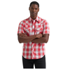 112378929 Wrangler Men's Retro Short Sleeve Modern Fit Snap Shirt - Cherry