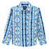 112379203 Wrangler Boys Checotah Long Sleeve Western Snap Shirt - Icy