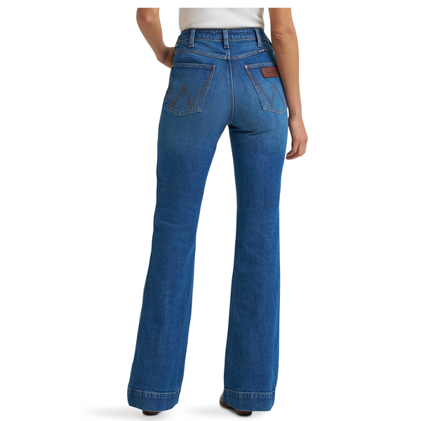 112379395 Wrangler Women's Retro Bailey High Rise Trouser Jean - Mina