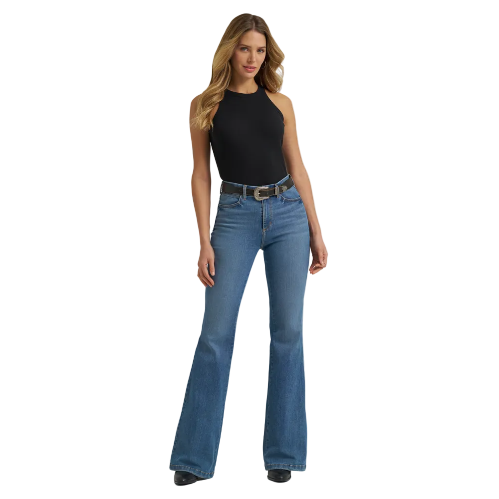 112379506 Wrangler Women's Bespoke High Rise Flare Jean - Lara