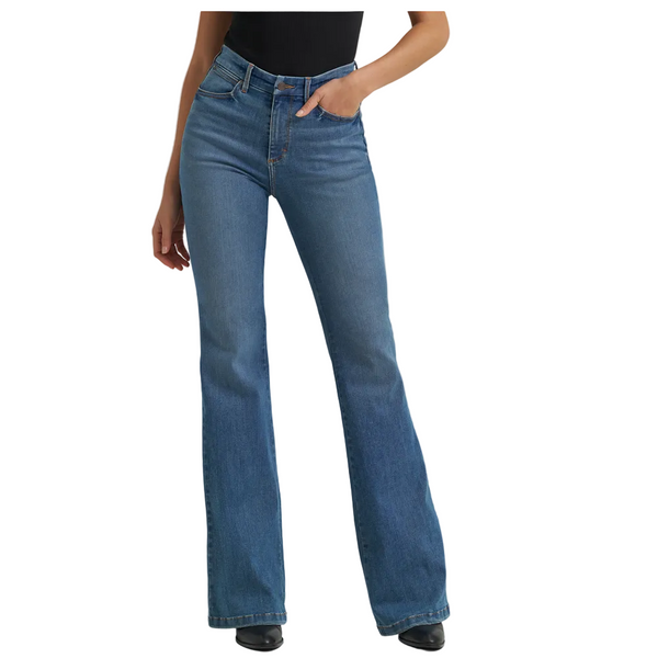112379506 Wrangler Women's Bespoke High Rise Flare Jean - Lara