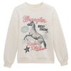 112379628 Wrangler Women's Retro Crew Fleece Sweatshirt Regular Fit - Egret