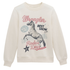 112379628 Wrangler Women's Retro Crew Fleece Sweatshirt Regular Fit - Egret