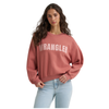 112380254 Wrangler Women's Retro Canyon Oversized Fit Pullover - Withered Rose