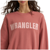 112380254 Wrangler Women's Retro Canyon Oversized Fit Pullover - Withered Rose