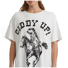 112380496 Wrangler X Women's Lainey Wilson Giddy Up T-Shirt - White