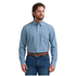 112381622 Wrangler X Men's Cody Johnson Classic Fit Long Sleeve Button Performance Shirt - Blue