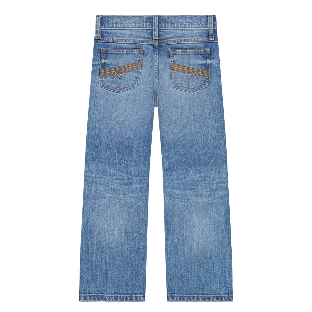112381666 Wrangler 20X Boys' 42 Vintage Bootcut Slim Fit Jean - Topsail