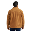 112381924 Wrangler Men's Flannel Lined Barn Coat - Brown Sugar