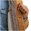 112381924 Wrangler Men's Flannel Lined Barn Coat - Brown Sugar
