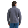 112381929 Wrangler Men's George Strait Knit 1/4 Zip Pullover - Blue