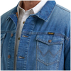 112381946 Wrangler Men's Cowboy Cut Flannel Lined Jacket - Blue Indigo