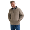 112381977 Wrangler Men's George Strait Knit 1/4 Zip Pullover - Tan