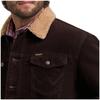 112382099 Wrangler Men's Sherpa Lined Corduroy Jacket - Black Coffee