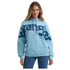 112382543 Wrangler Women's Retro Americana Logo Hoodie - Blue
