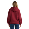 112382644 Wrangler Women's Retro Punchy Logo Hoodie - Burgundy