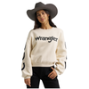 112382672 Wrangler Women's Retro® Vintage Crewneck Sweatshirt - White