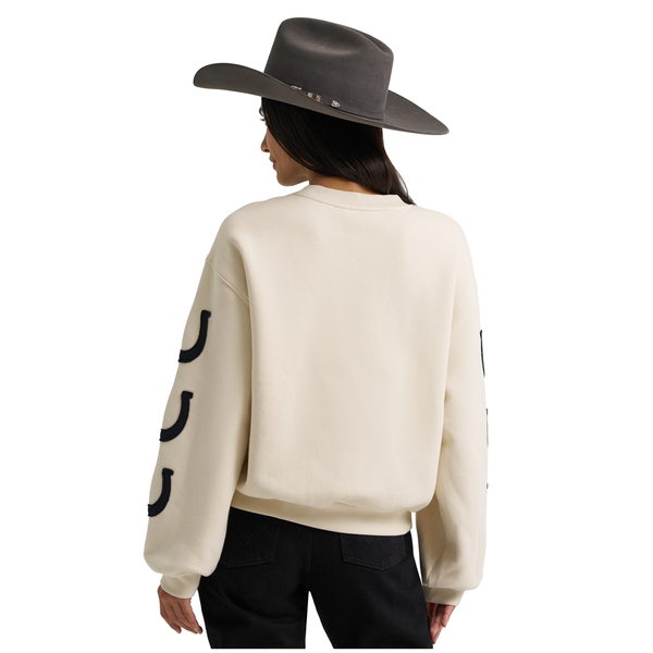 112382672 Wrangler Women's Retro® Vintage Crewneck Sweatshirt - White