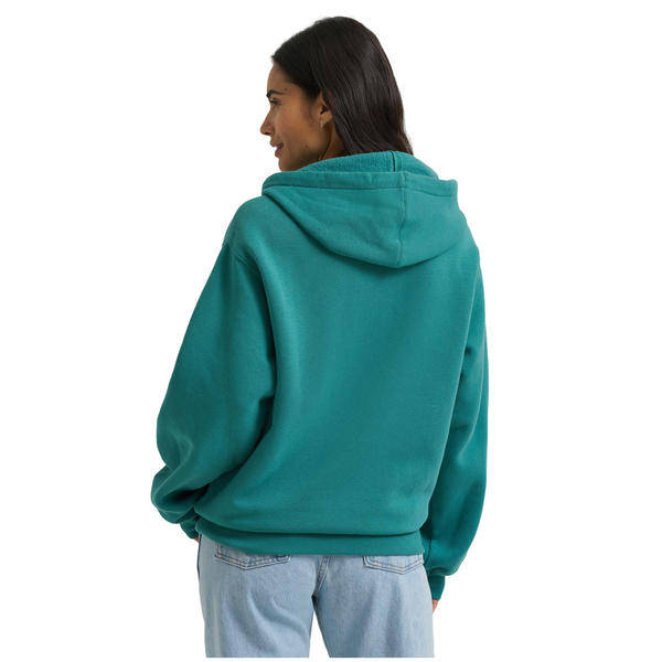 112382680 Wrangler Women's Retro Vintage Logo Hoodie - Turquoise