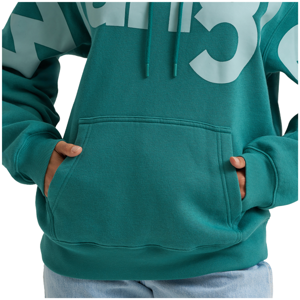 112382680 Wrangler Women's Retro Vintage Logo Hoodie - Turquoise