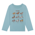112382682 Wrangler Girls' Long Sleeve Horse Print T-Shirt - Blue