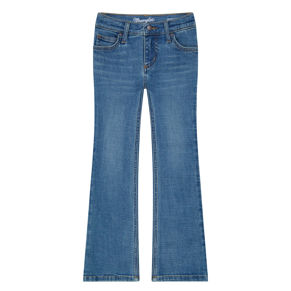 112382716 Wrangler Girls' Retro Low Rise Bootcut Jeans - April