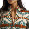 112382729 Wrangler Women's Retro® Vintage Sherpa Zip Pullover - Pale Prairie